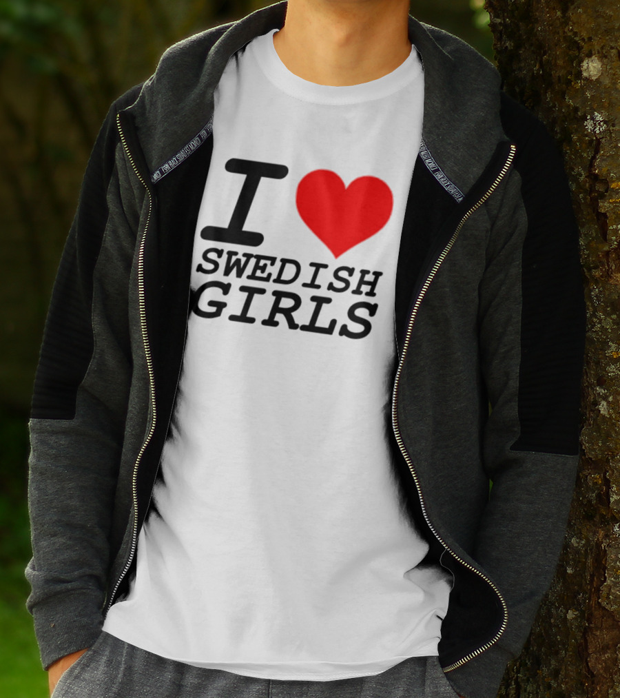Pippin I Heart Swedish Girls T-Shirt