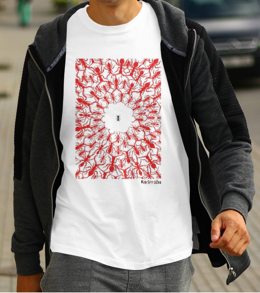 Being Autistic Ant Red Kaleidoscope T-Shirt
