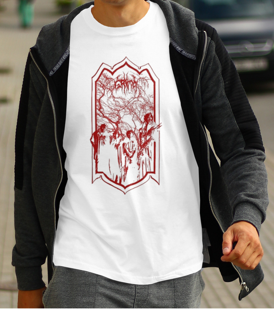 Grima The Cult Dark Red Band T-Shirt