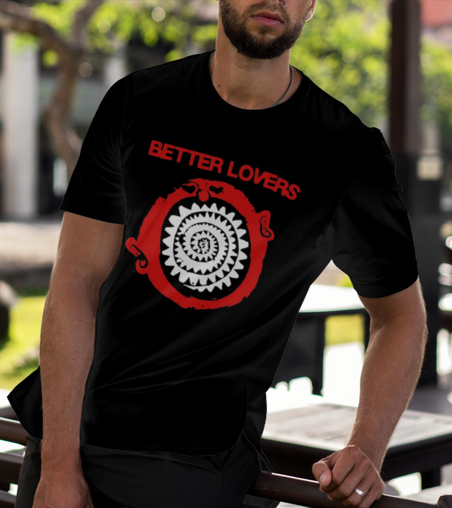 Better Lovers Red Spiral Teeth T-Shirt