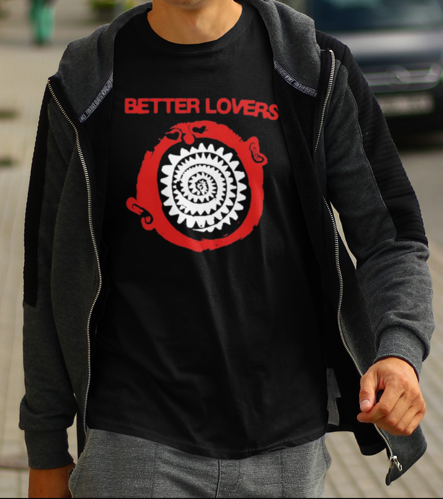 Better Lovers Red Spiral Teeth T-Shirt