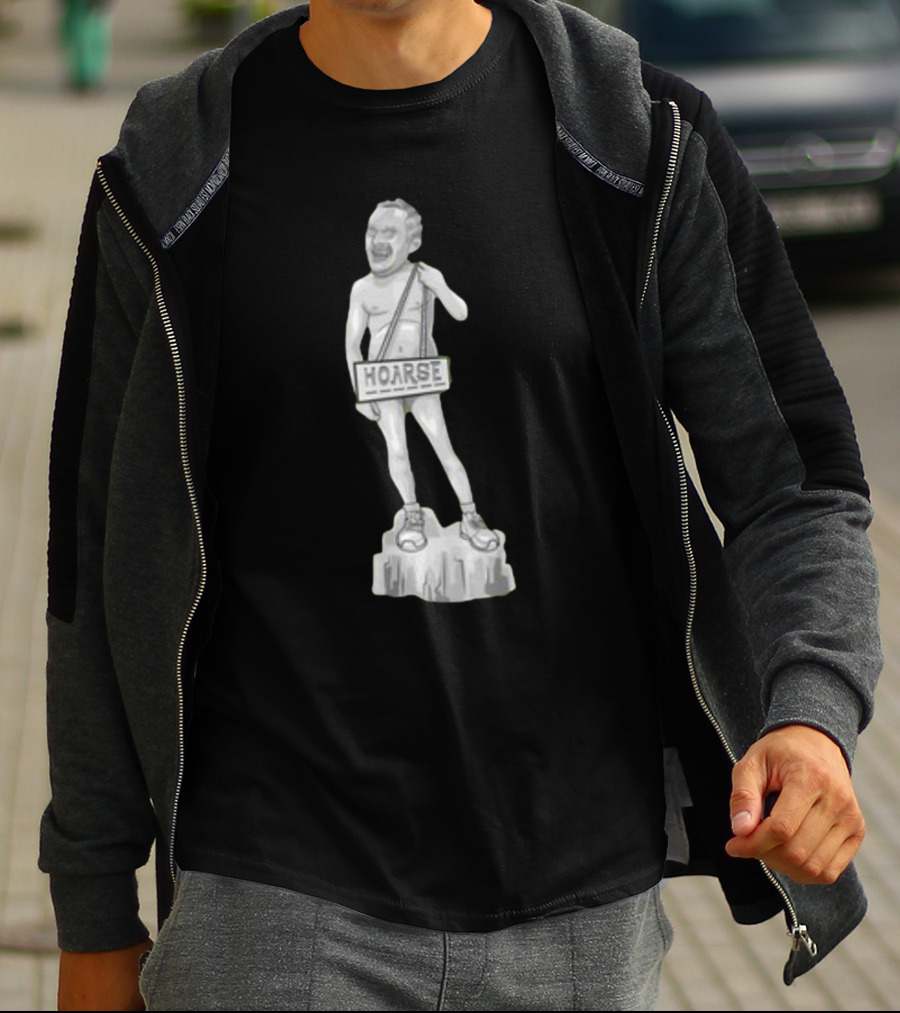 Stu Hoarse Stone Sculpture Statue T-Shirt