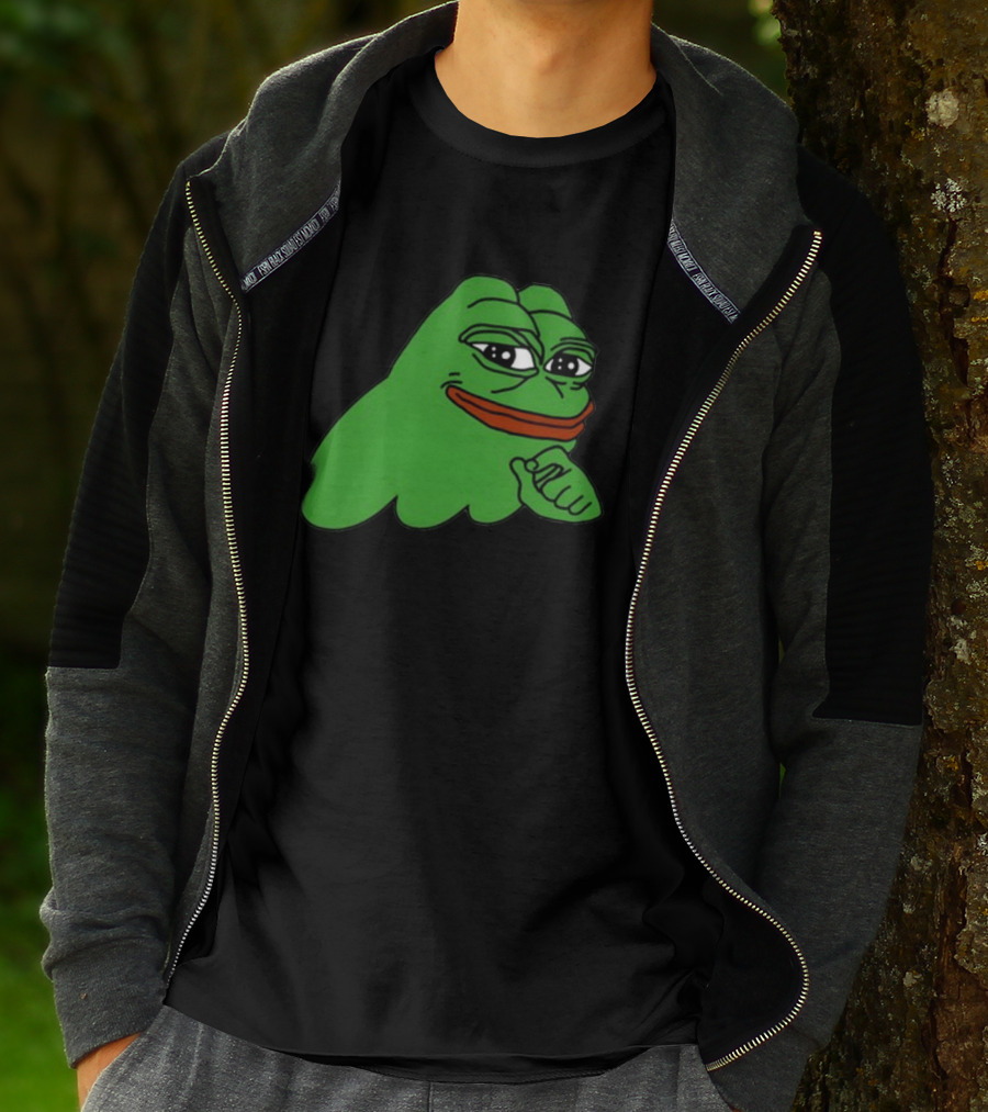 Ribbit.Pepe Pepe Frog Meme Iconic Sol T-Shirt