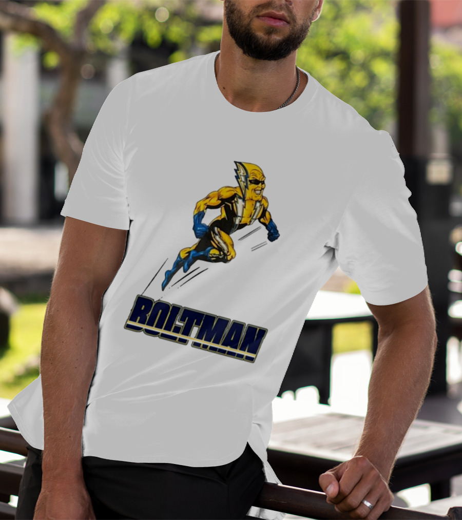 Boltman Superhero With Lightning Costume T-Shirt