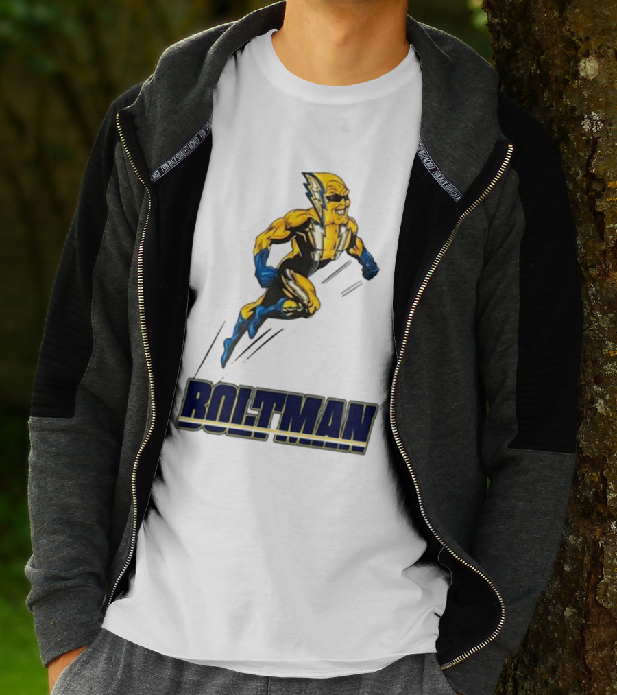 Boltman Superhero With Lightning Costume T-Shirt