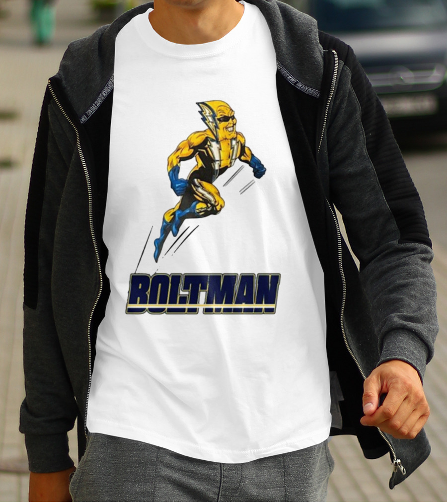 Boltman Superhero With Lightning Costume T-Shirt
