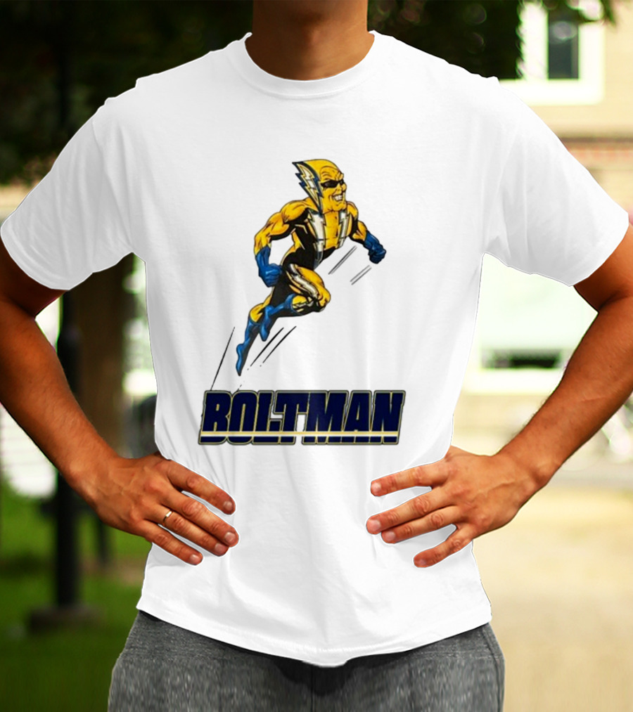 Boltman Superhero With Lightning Costume T-Shirt