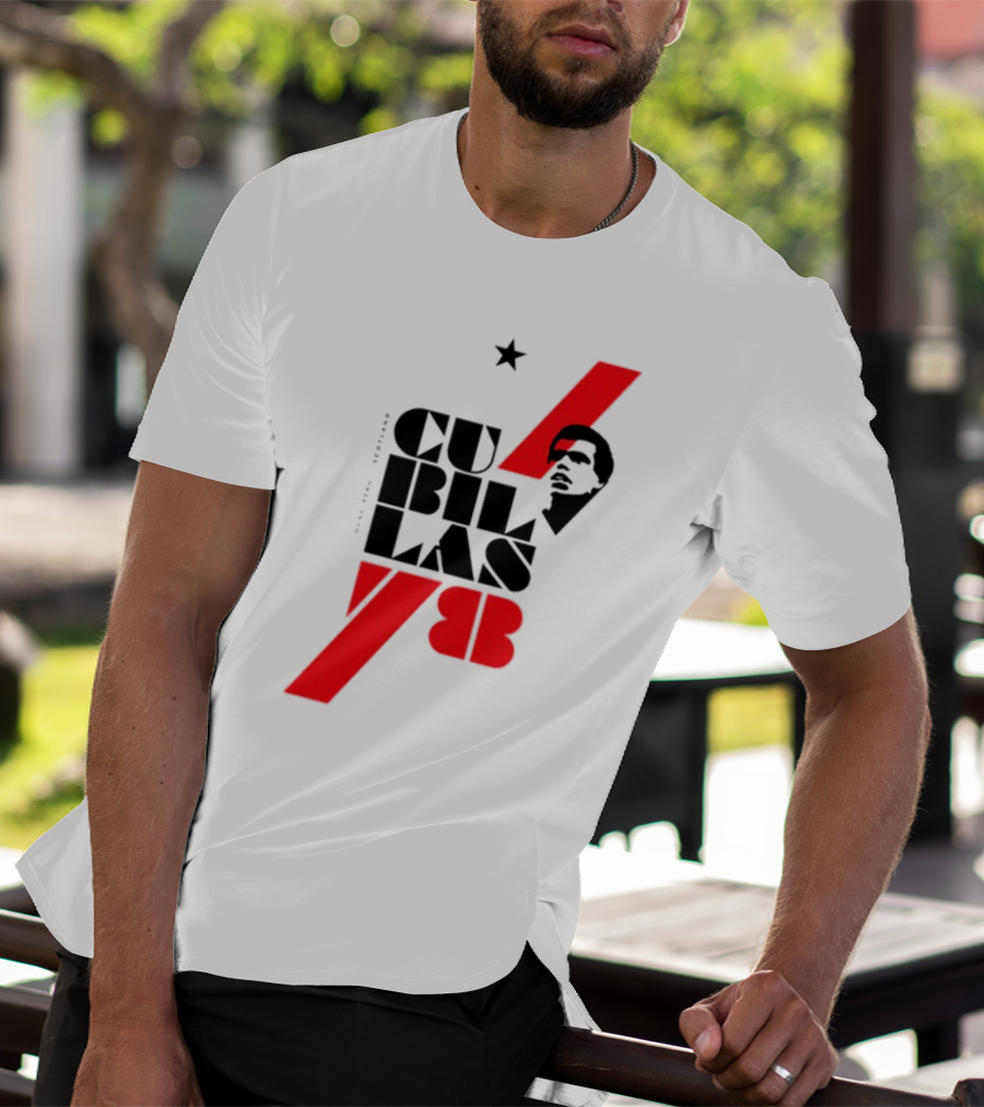 CUBILLAS 78 Star Iconic Red And Black T-Shirt