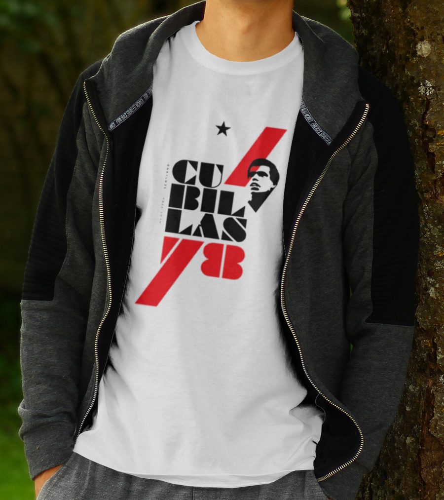 CUBILLAS 78 Star Iconic Red And Black T-Shirt