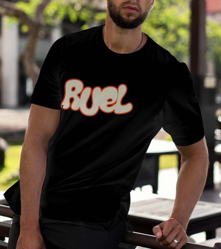 Ruel Puff Text T-Shirt