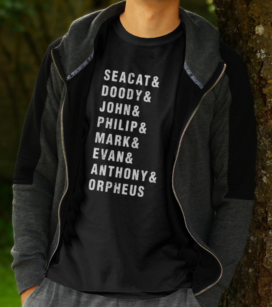 Seacat Doody John Philip Mark Evan Anthony Orpheus T-Shirt