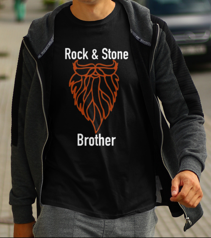 Rock And Stone Brother Beard T-Shirt