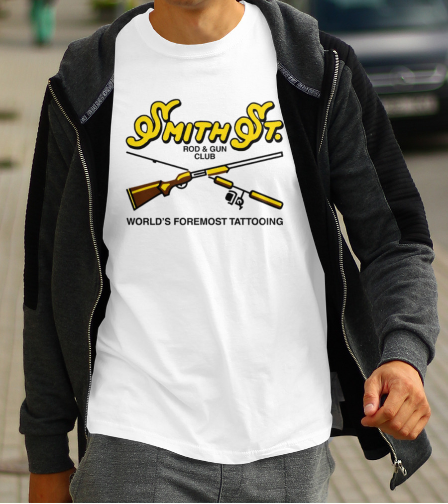 Smith St Rod And Gun Club World's Foremost Tattooing T-Shirt