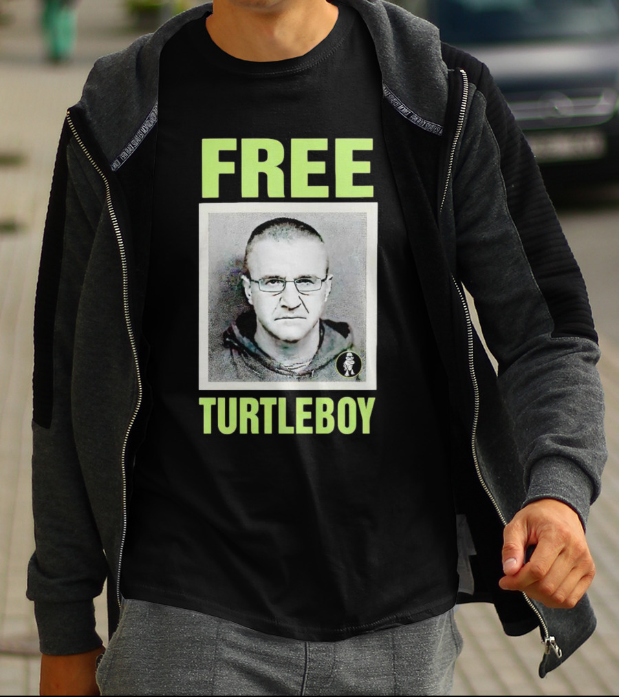 Free Turtleboy Mugshot T-Shirt