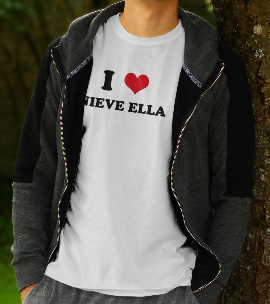 I Love Nieve Ella Heart T-Shirt