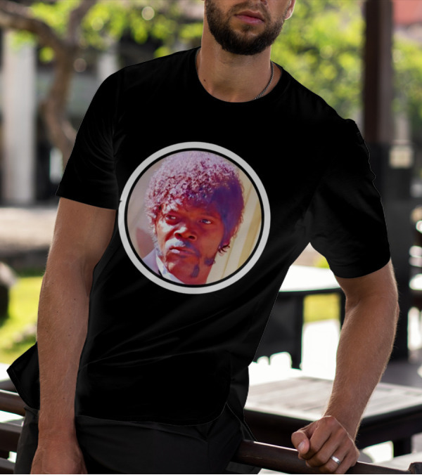 Jules Winnfield Iconic Look Pulp Fiction Samuel L Jackson Photo T-Shirt
