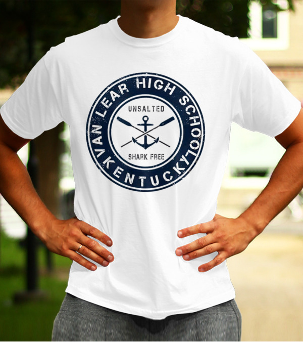 Van Lear High School Kentucky Unsalted Shark Free Anchor And Paddles T-Shirt