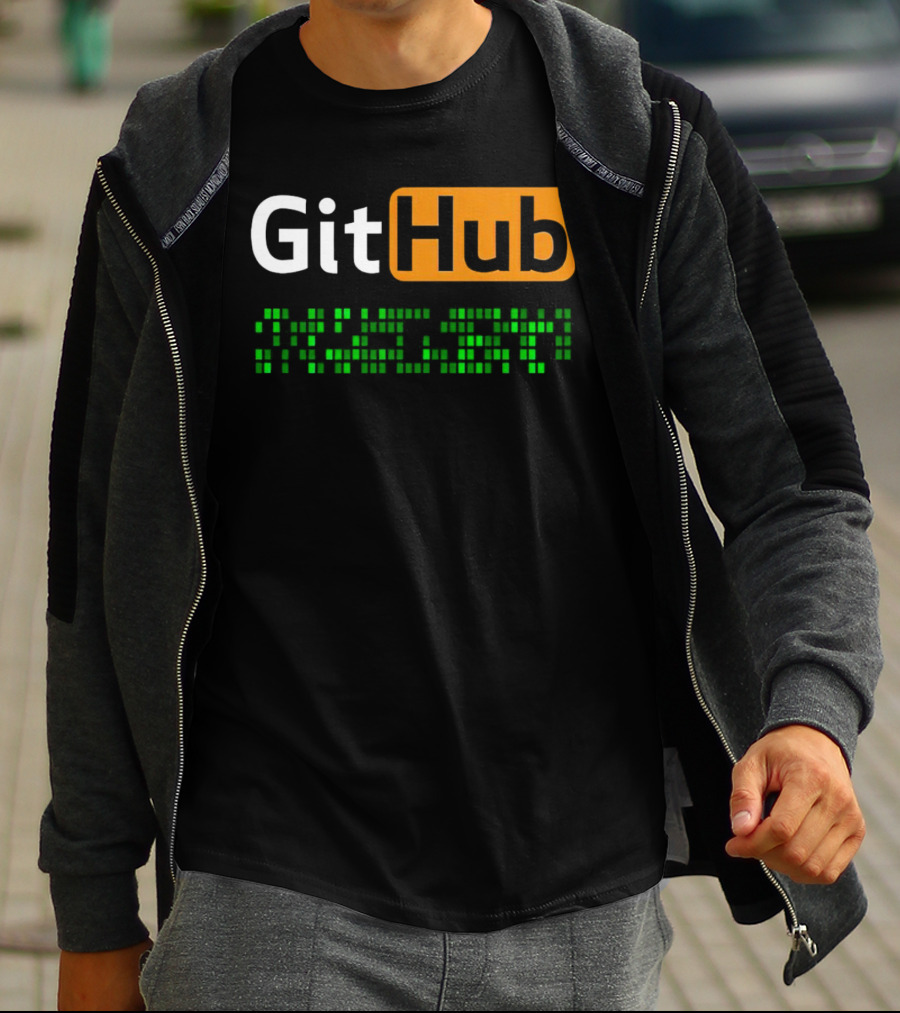 GitHub Code Contribution Squares T-Shirt