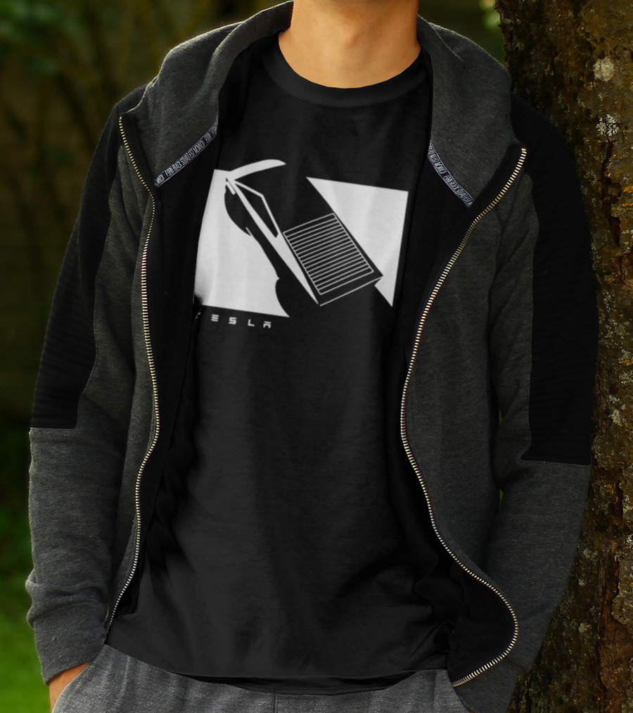 Tesla Cybertruck Monochrome Concept T-Shirt