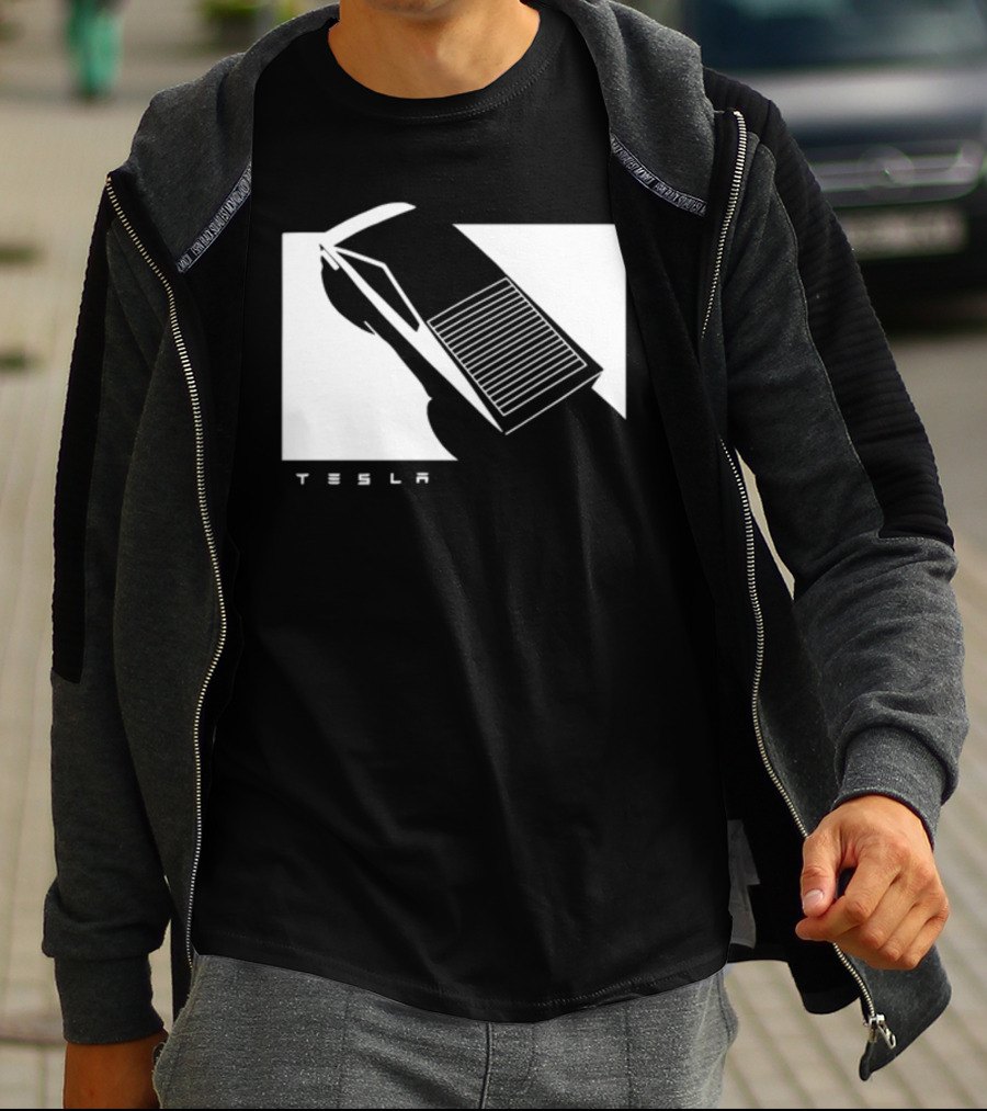 Tesla Cybertruck Monochrome Concept T-Shirt