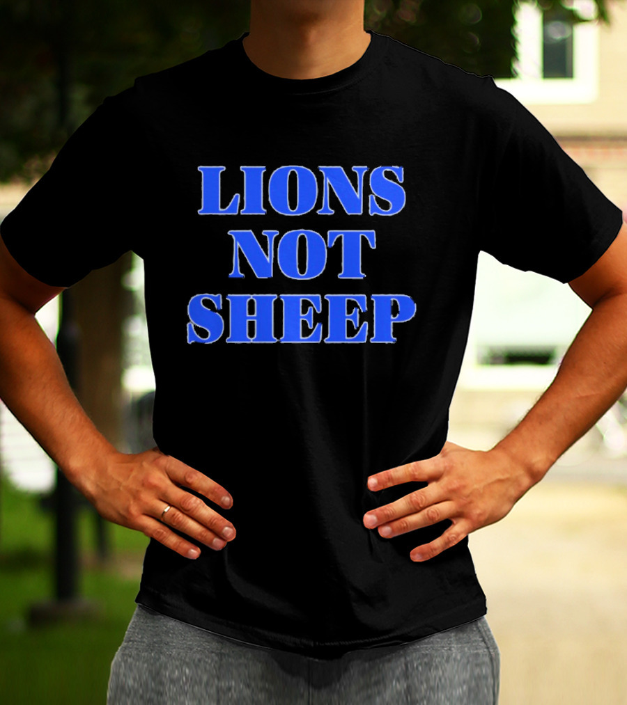 Jessica Irvine Lions Not Sheep T-Shirt