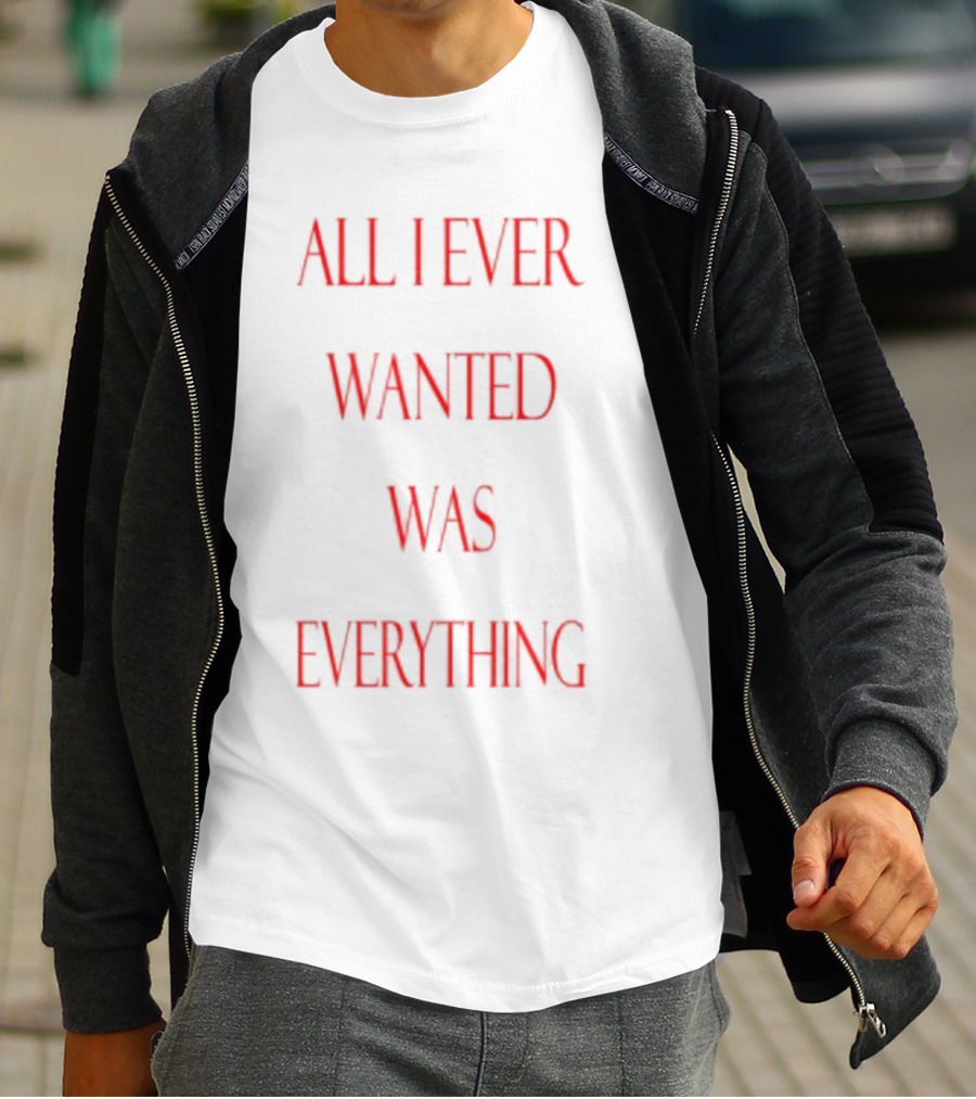 All I Ever Wanted Was Everything T-Shirt