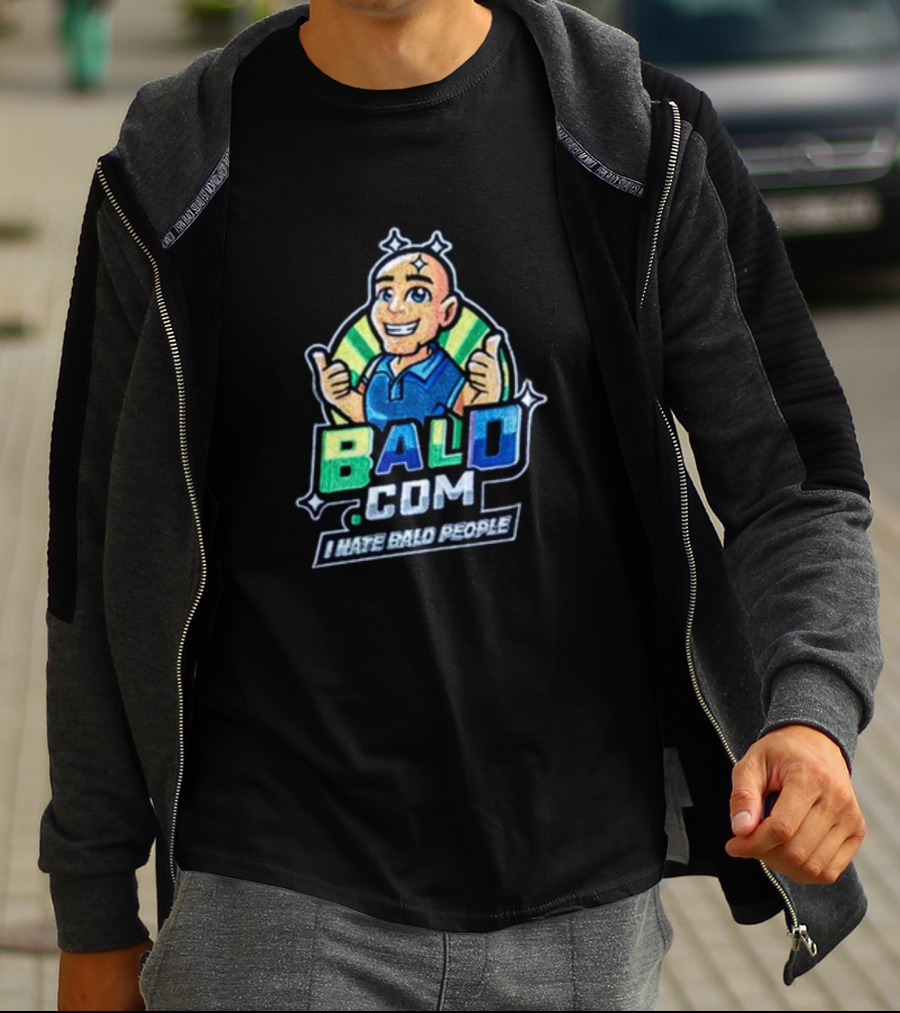 Cold Ones The Bald Bald.com I Hate Bald People T-Shirt