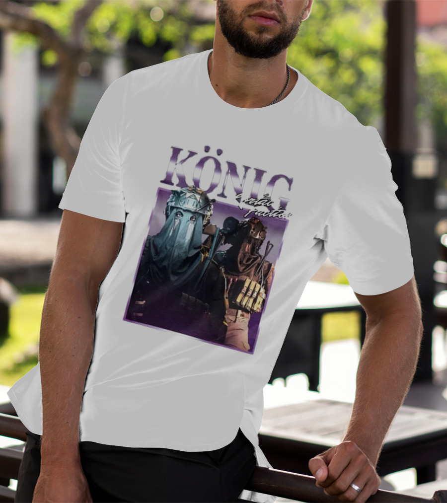 König Kortac Faction Masked Figures With Tactical Gear T-Shirt