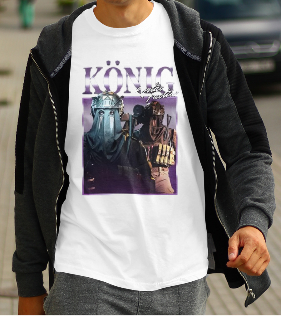 König Kortac Faction Masked Figures With Tactical Gear T-Shirt