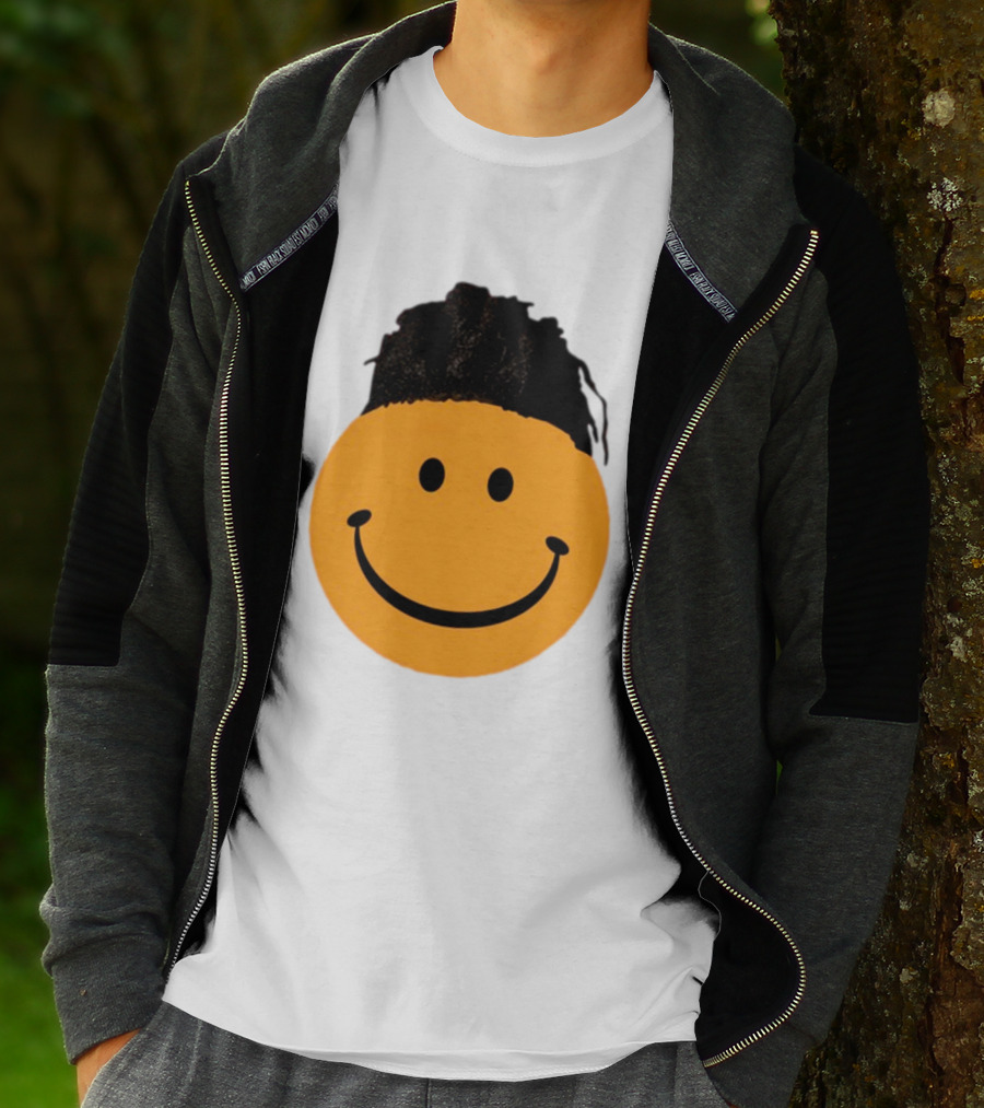 Smiling Face Have A Nice Game Emoji With Hair T-Shirt
