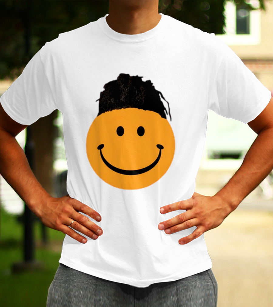 Smiling Face Have A Nice Game Emoji With Hair T-Shirt