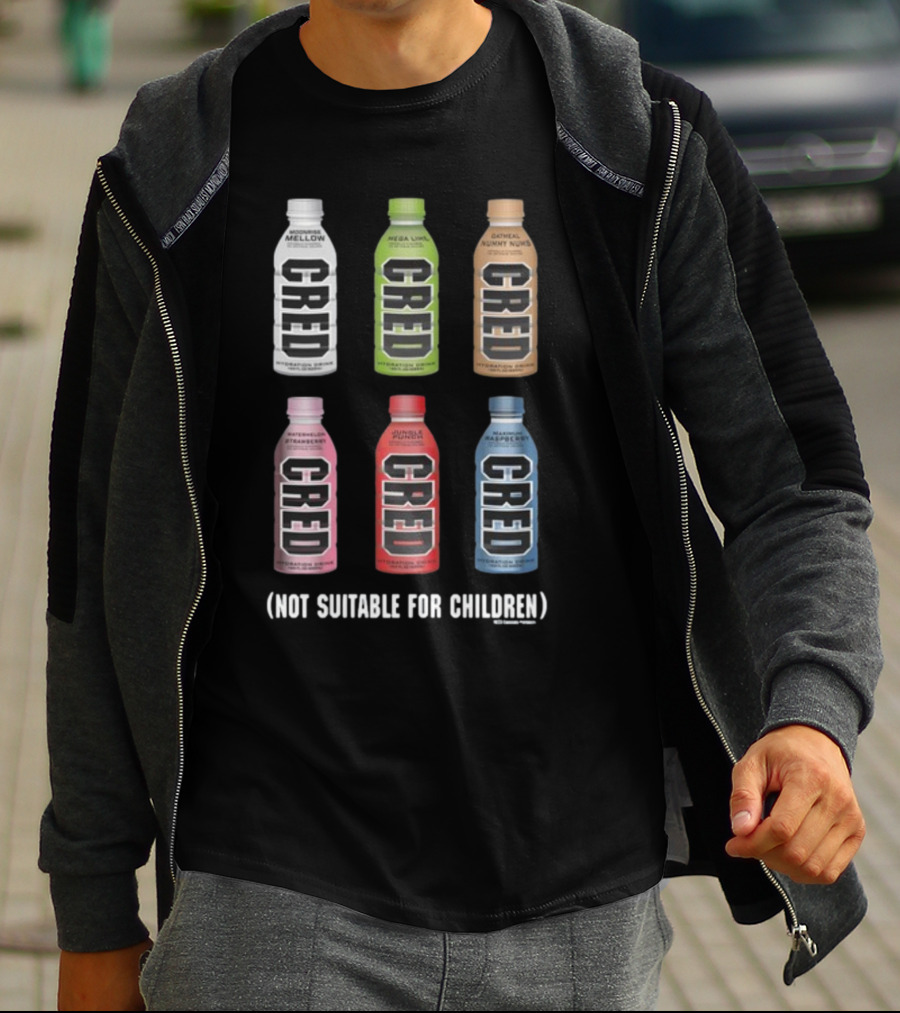 South Park Cred Bottles Mellow Mega Lime Oatmeal Gunk Nuts German Water Not Suitable For Children T-Shirt