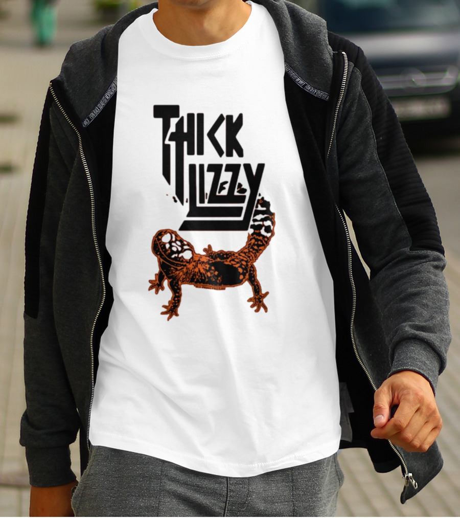 Thick Lizzy Folk Freegan Drunk Lizard T-Shirt