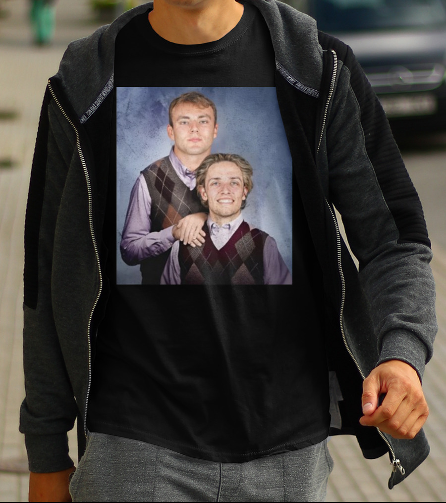 Carson Beck Brock Bowers Step Brothers Comedy Portrait T-Shirt