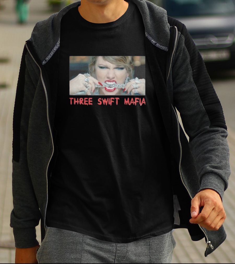 Dirtycottonmemphis Three Swift Mafia Bold Jewelry Image T-Shirt