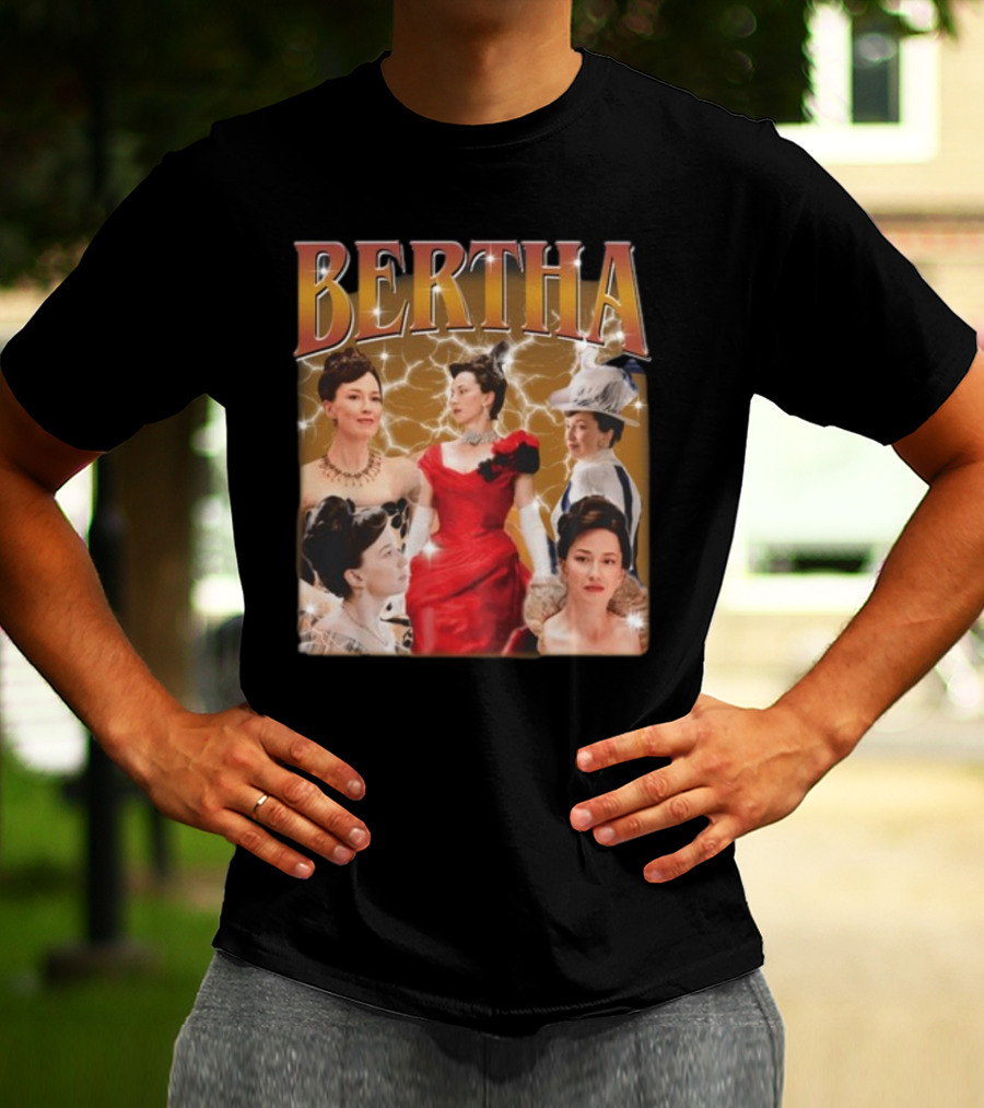 Bertha The Boss Glamorous Vintage Fashion Queens T-Shirt