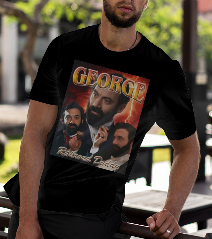 GEORGE Railroad Daddy Mummy Dearest Podcast T-Shirt