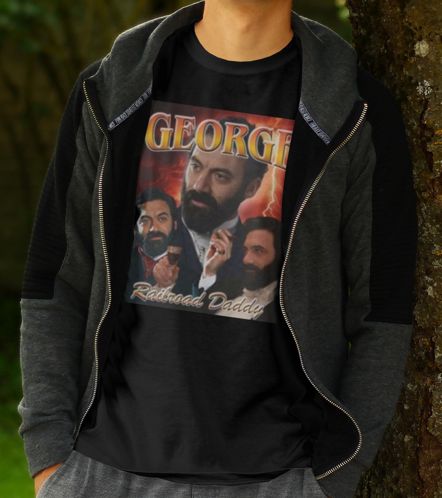 GEORGE Railroad Daddy Mummy Dearest Podcast T-Shirt