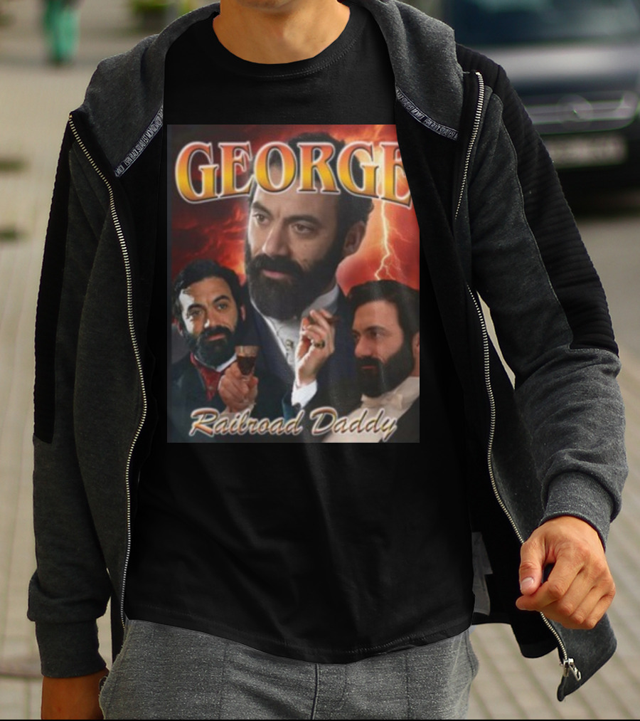 GEORGE Railroad Daddy Mummy Dearest Podcast T-Shirt