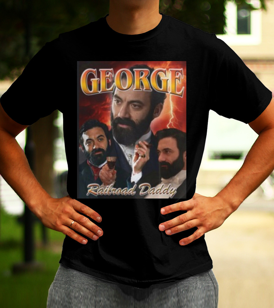GEORGE Railroad Daddy Mummy Dearest Podcast T-Shirt