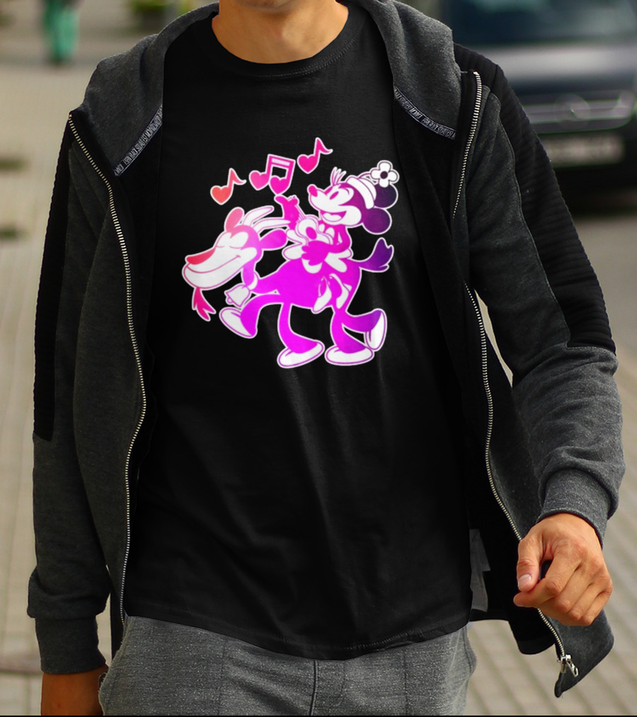 Pixelkitties Steamboat Minerva Musical Adventure Retro Cartoon T-Shirt