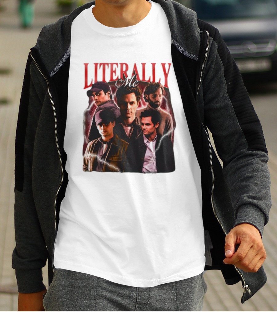 Notsafeforwear Joe Goldberg Literally Me Collage T-Shirt