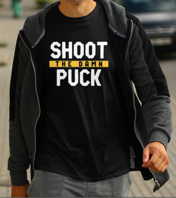 Pittsburgh Shoot The Damn Puck T-Shirt