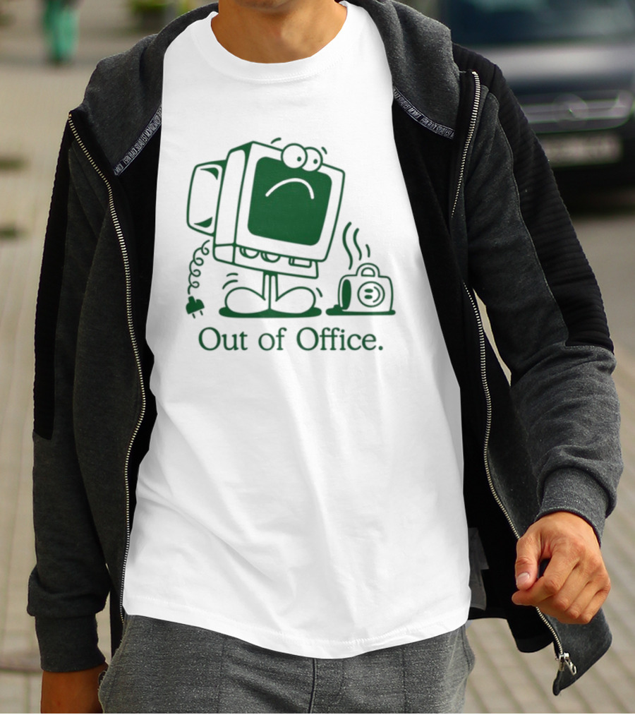 José Pablo Classic Computer Sad Face Out Of Office T-Shirt