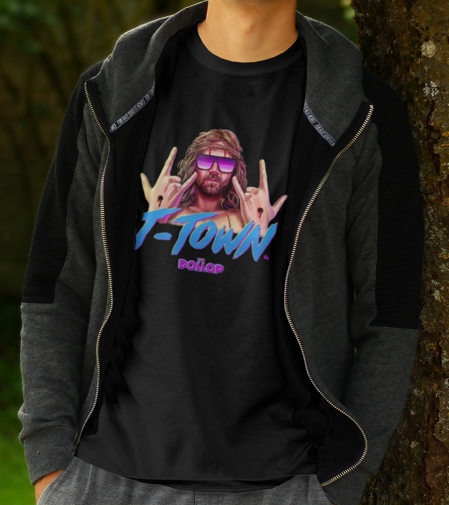 J Town The Dollop Retro Style Graphic By Jamesfosdike T-Shirt