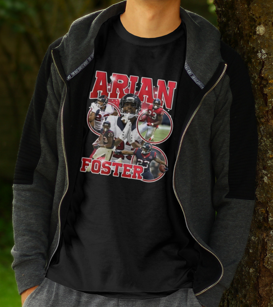 Vintagehouston Arian Foster Football Highlights Sports Star T-Shirt