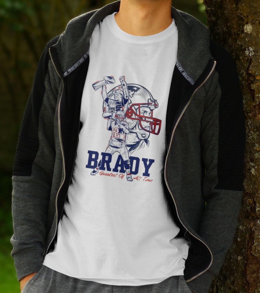 BRADY Greatest Of All Time Patriots T-Shirt