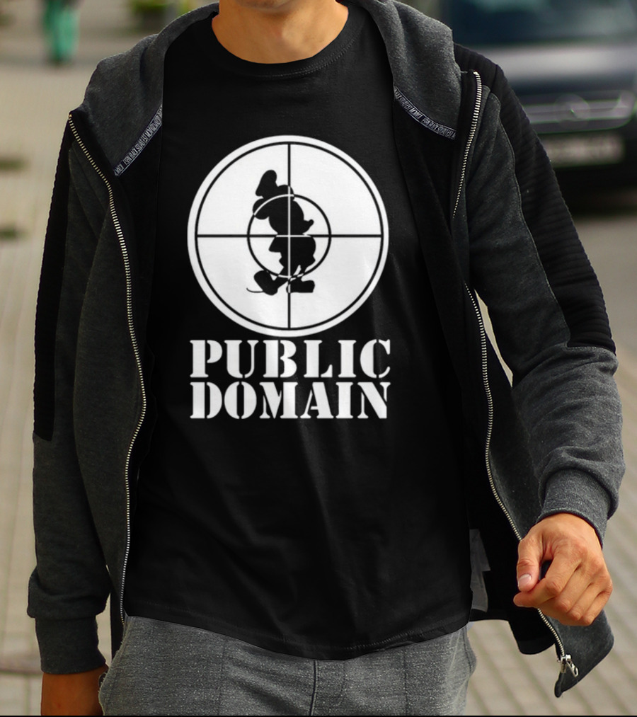 Public Domain Mickey Mouse Target T-Shirt
