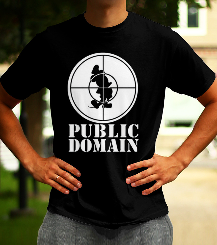 Public Domain Mickey Mouse Target T-Shirt
