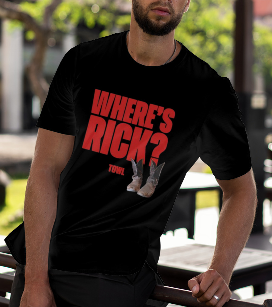 The Walking Dead Where's Rick Boots Towl T-Shirt
